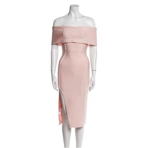 House of CB London Off-Shoulder Knee Length Dress